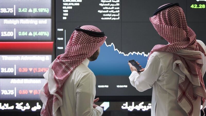 0.80  في المئة تراجعاً في قراءة مؤشر الأسهم السعودية .. الاثنين